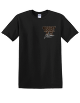 CHRIS BROWN OFFICIAL TOUR T-SHIRT (FRONT LOGO WITH BACK IMAGE)-- LIMITED EDITION