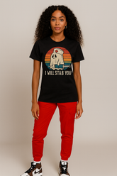 I WILL STAB YOU NURSE GHOST HALLOWEEN T-SHIRT – FUNNY CNA RN LPN MEDICAL NIGHT SHIFT SHIRT