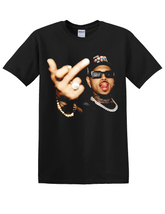 FRONT ONLY CHRIS BROWN OFFICIAL TOUR T-SHIRT-- LIMITED EDITION