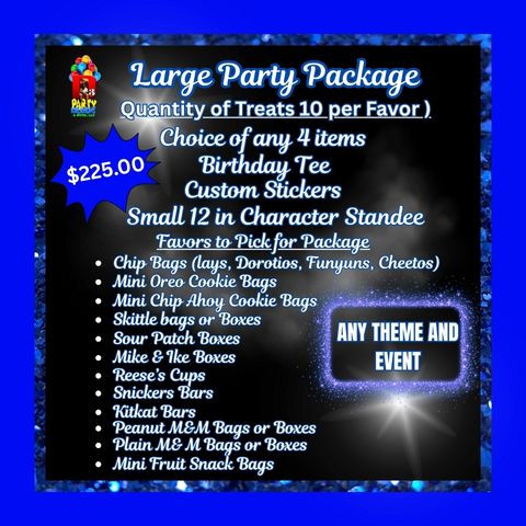 🎉 LARGE PARTY PACKAGE – THE ULTIMATE PARTY EXPERIENCE! 🎉