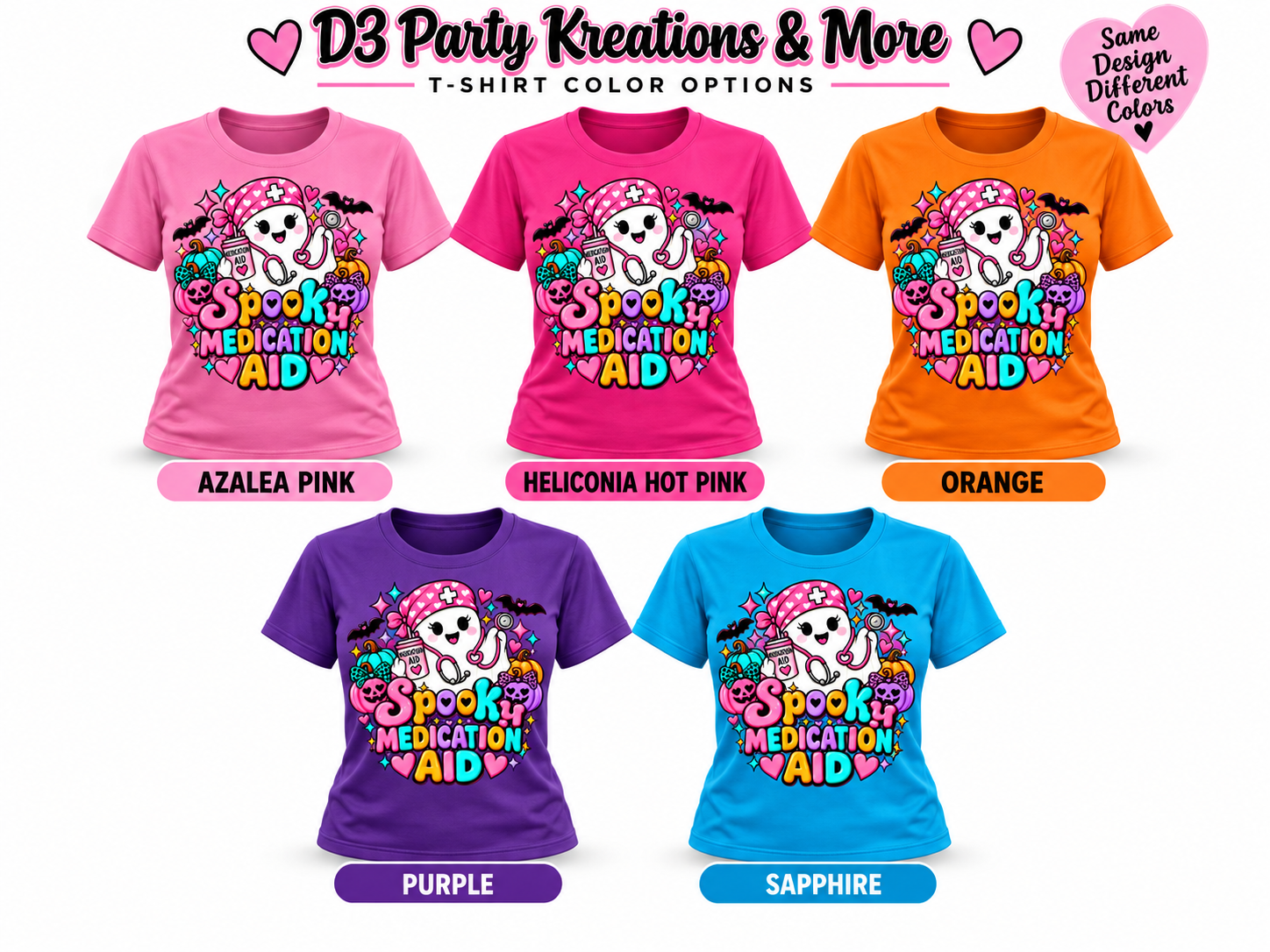 🎃 Spooky Season Halloween Graphic T-Shirts 👻🩷