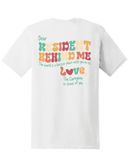 "LOVE, THE CAREGIVER IN FRONT OF YOU – UPLIFTING TEE"