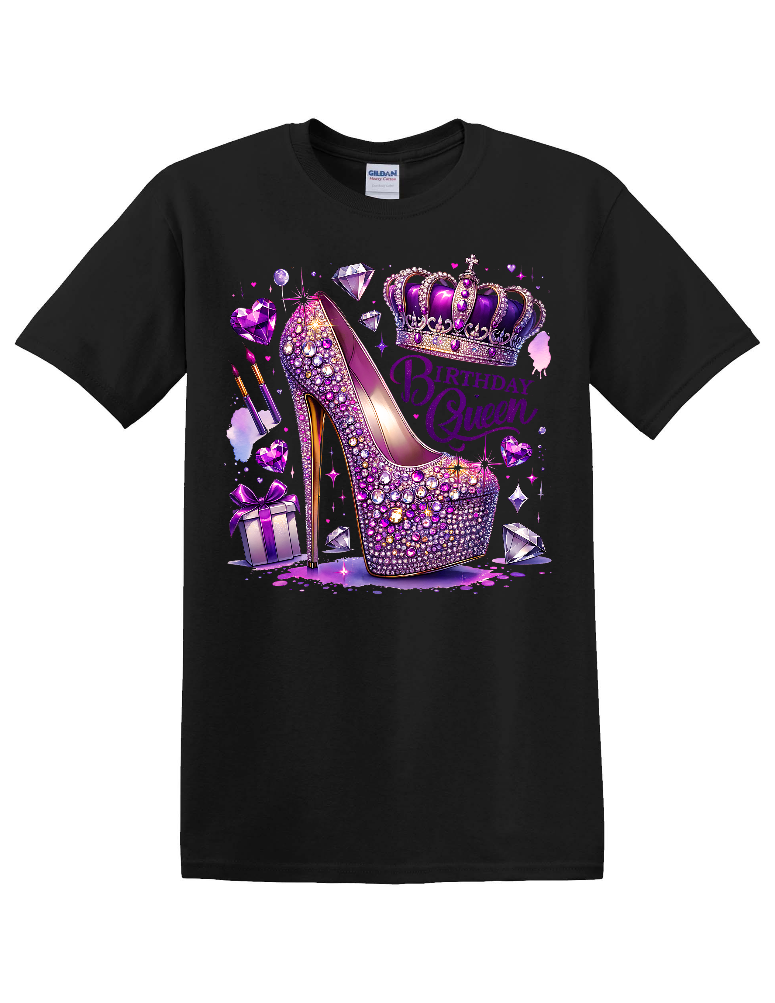 BIRTHDAY QUEEN IN PURPLE GLAM