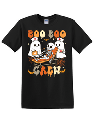 BOO BOO CREW HALLOWEEN NURSE/CNA/MEDICAL STAFF SHIRT