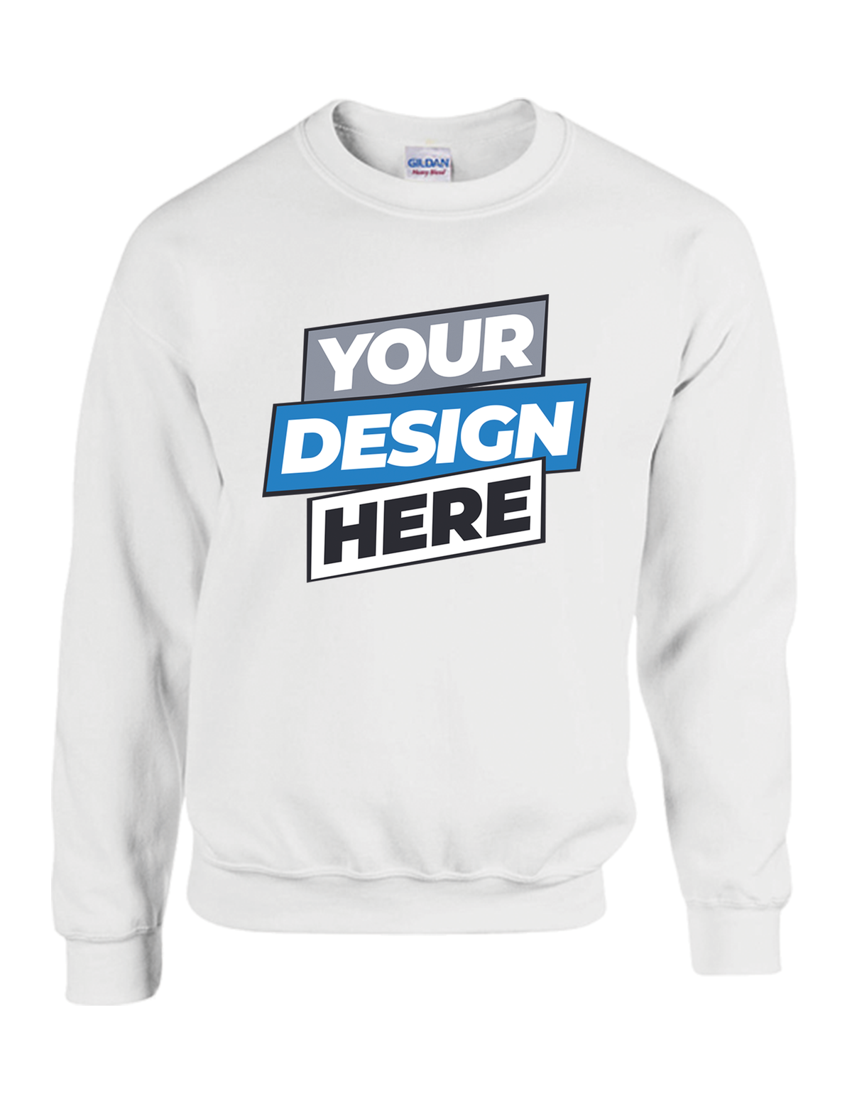 CUSTOMIZE ADULT UNISEX  SWEATSHIRT WITH TEXT WORDING OR UPLOAD A PHOTO