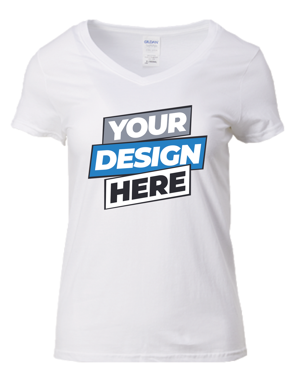 CUSTOMIZE ADULT UNISEX V-NECK WOMEN SHIRT WITH TEXT WORDING OR UPLOAD A PHOTO (Copy)