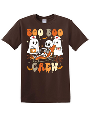 BOO BOO CREW HALLOWEEN NURSE/CNA/MEDICAL STAFF SHIRT