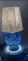 CUSTOM 3D PRINTED PHOTO LAMP – FOREVER IN MY HEART & MORE