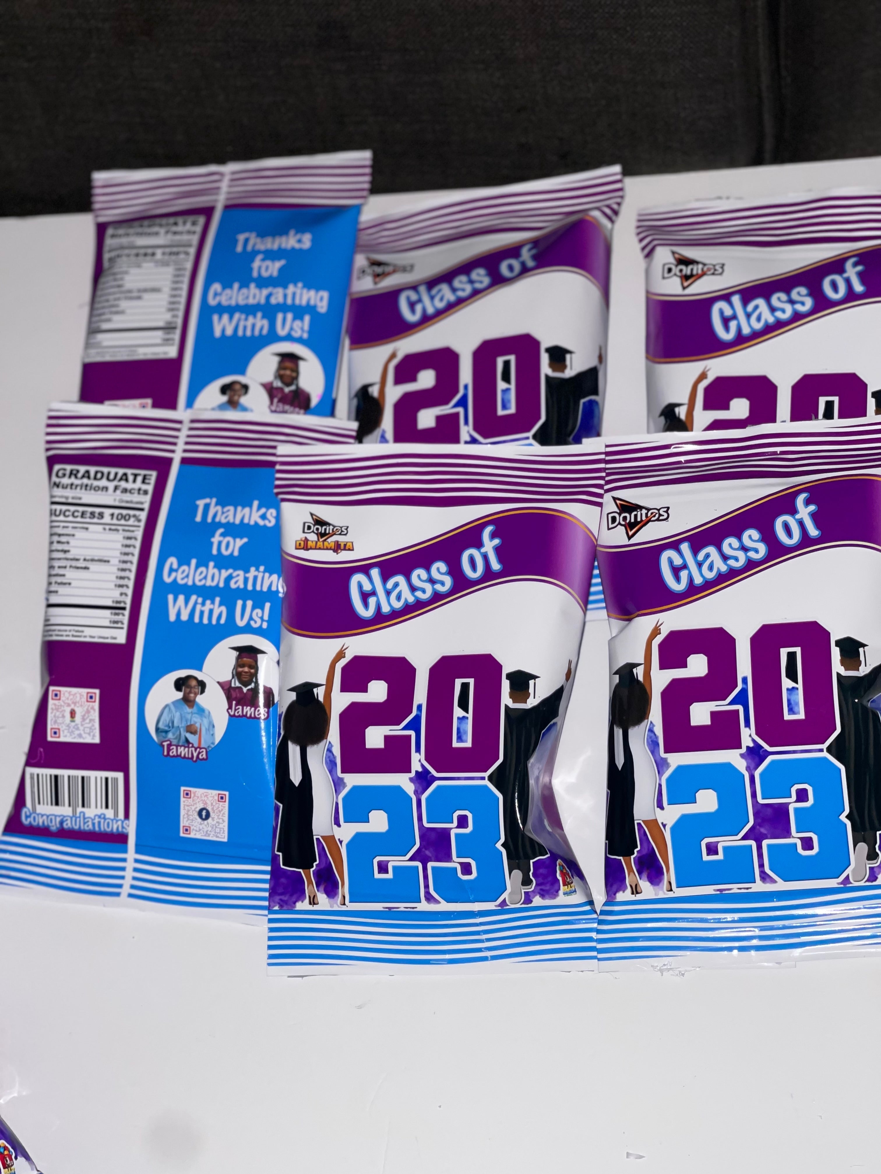 CUSTOM CHIP BAGS – $4.20 EACH  (Includes Chips Inside!)