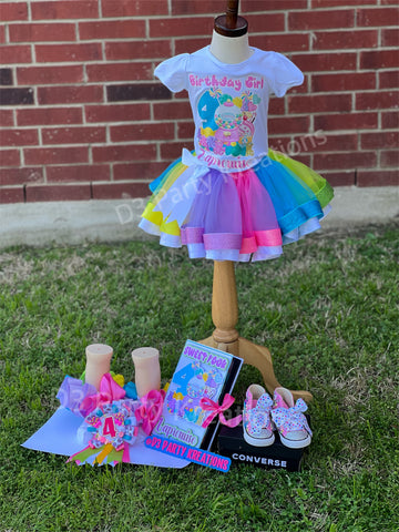 RIBBON TRIM TUTU SET CUSTOM ORDER