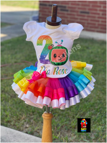 RIBBON TRIM TUTU SET CUSTOM ORDER