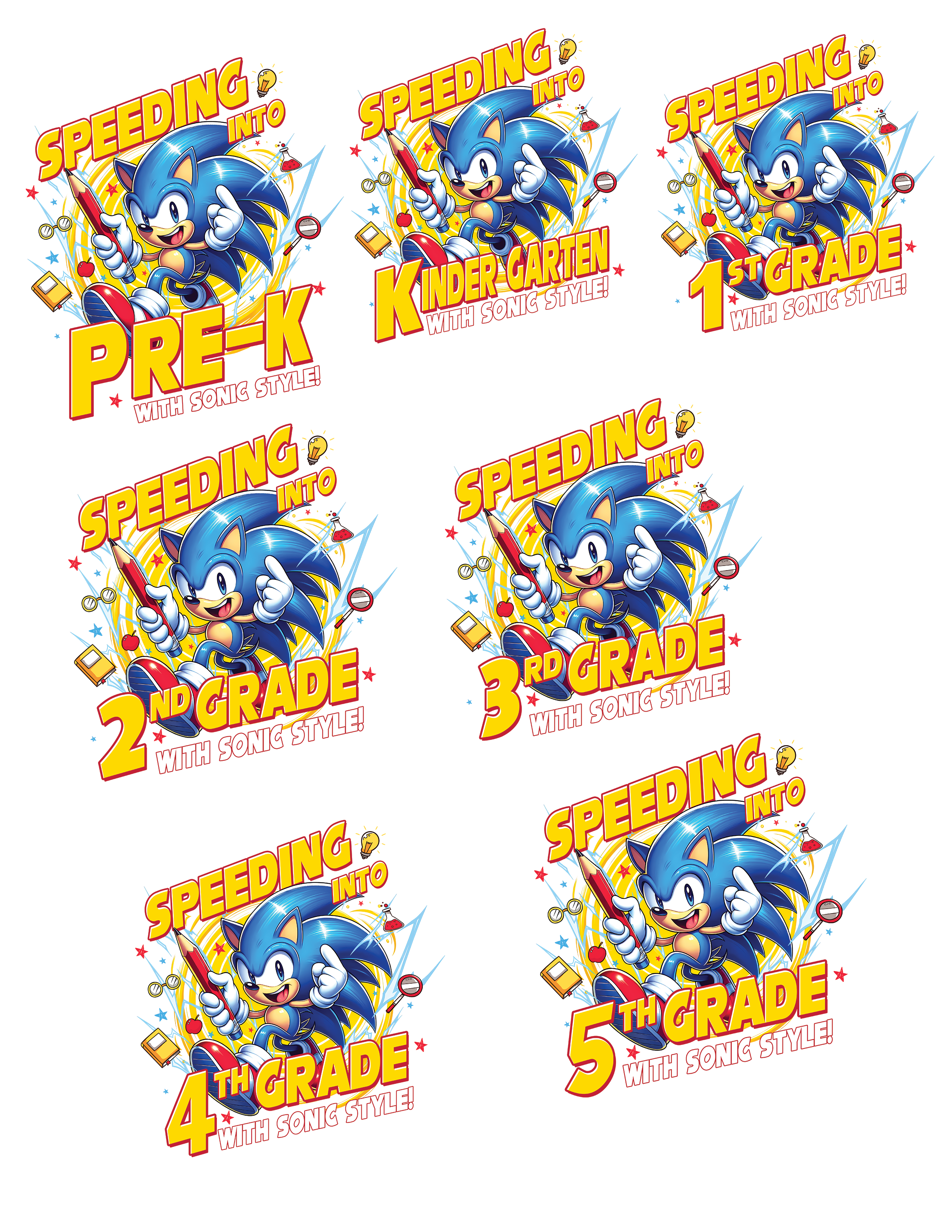 DASHING INTO A NEW GRADE LIKE SONIC