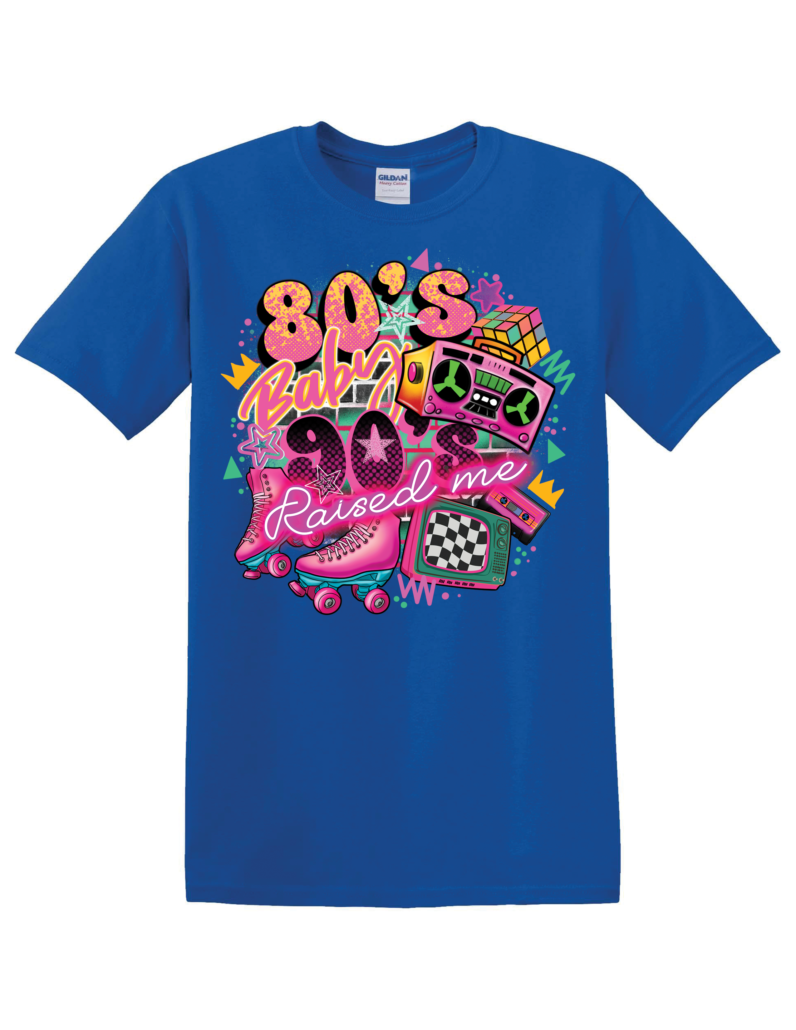 "FROM BOOM BOXES TO ROLLER RINKS – 80s/90s THROWBACK SHIRT"