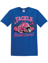 TACKLE BREAST CANCER SHIRT | PINK RIBBON FOOTBALL AWARENESS TEE | BREAST CANCER SUPPORT SHIRT FOR MEN & WOMEN | OCTOBER AWARENESS APPAREL