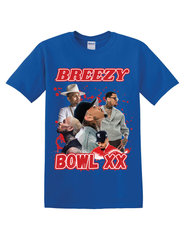CHIS BROWN TOUR SHIRT--EXCLUSIVE FAN MERCH WITH RED LETTERS