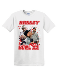 CHIS BROWN TOUR SHIRT--EXCLUSIVE FAN MERCH WITH RED LETTERS
