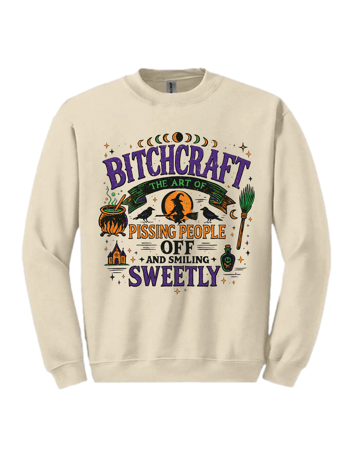 🧹 BITCHCRAFT SWEATSHIRT: COZY CHAOS IN STYLE 🔥