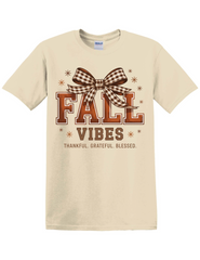 FALL VIBES Shirt – Thankful. Grateful. Blessed.