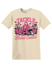 TACKLE BREAST CANCER SHIRT | PINK RIBBON FOOTBALL AWARENESS TEE | BREAST CANCER SUPPORT SHIRT FOR MEN & WOMEN | OCTOBER AWARENESS APPAREL