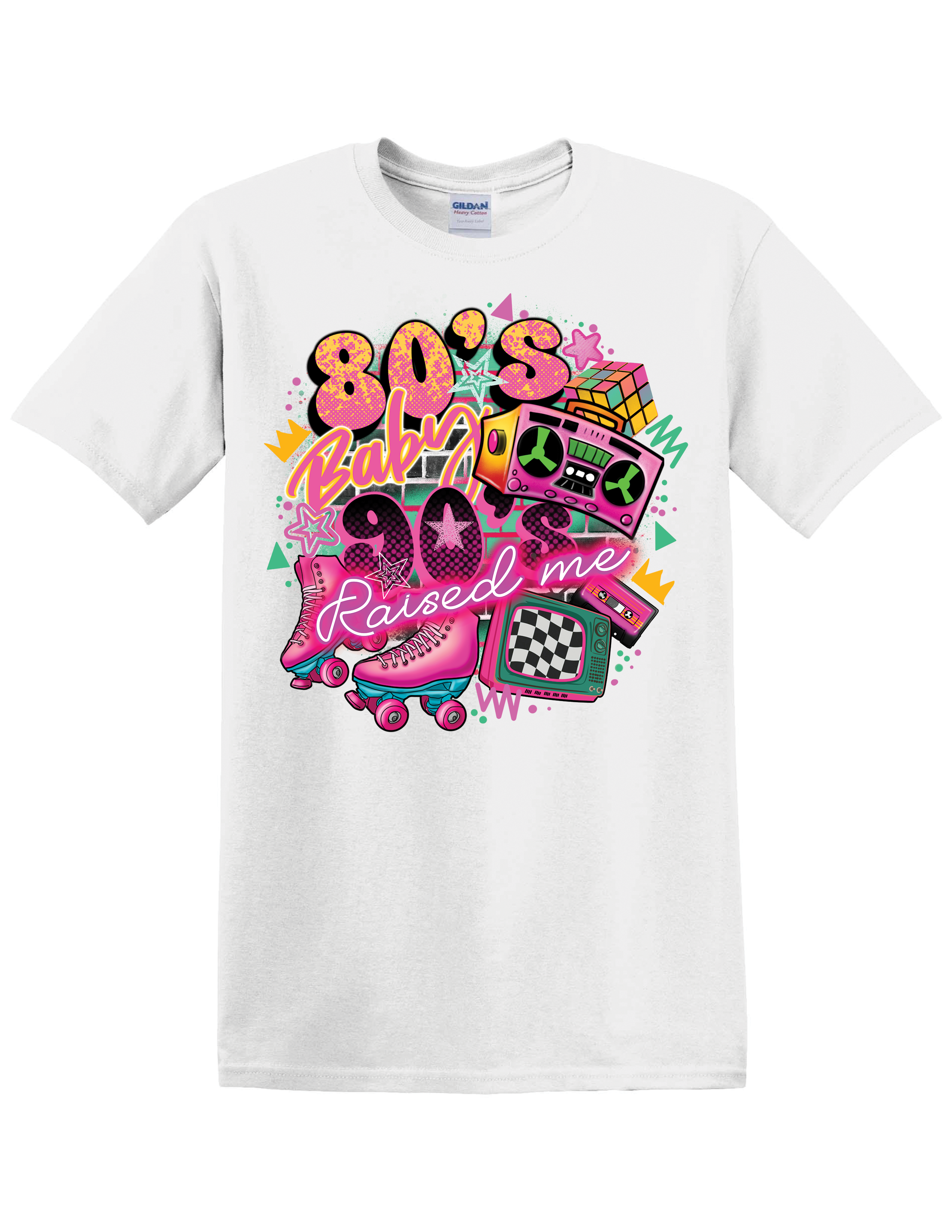 "FROM BOOM BOXES TO ROLLER RINKS – 80s/90s THROWBACK SHIRT"